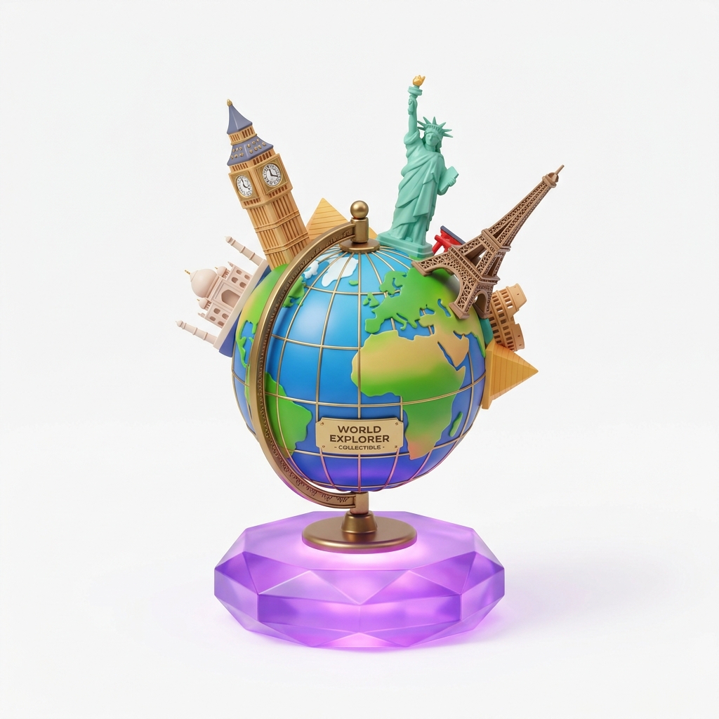 3D Landmarks Illustration